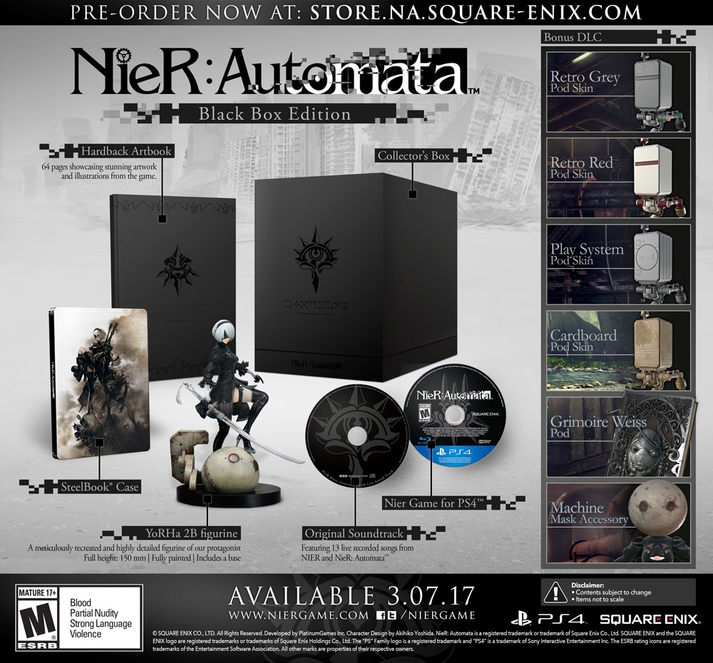 PlayStation 4 NieR: Automata Black Box Edition