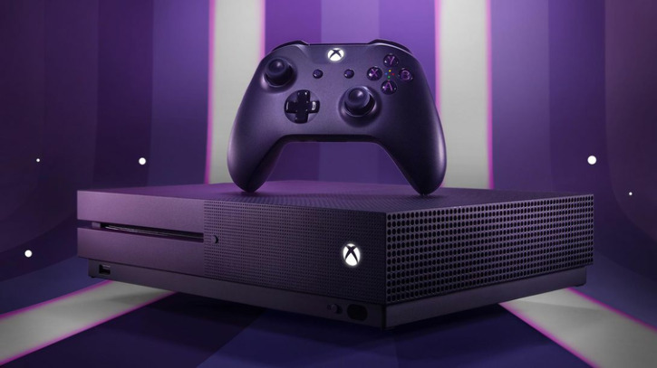 Фиолетовая консоль Xbox One S с Fortnite выйдет в июне PS4 | Stratege