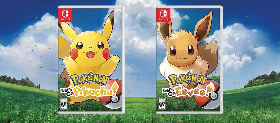 Новые подробности Pokémon: Let's Go, Pikachu! и Pokémon: Let's Go, Eevee!