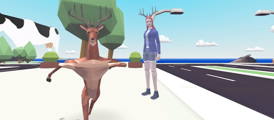 Запись игрового процесса DEEEER Simulator: Your Average Everyday Deer Game
