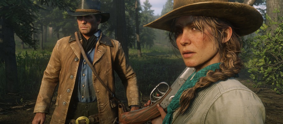 Новые подробности Red Dead Redemption 2 — плавающий, снимающий селфи и крадущий шляпы Артур