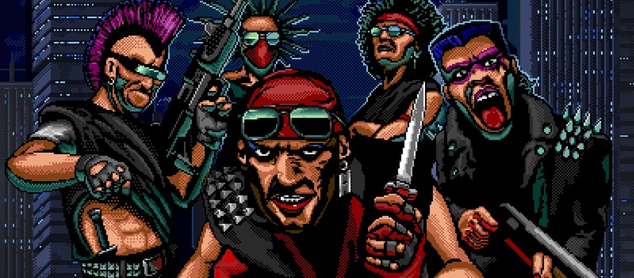 12 минут игрового процесса из ретро-киберпанк боевика Huntdown