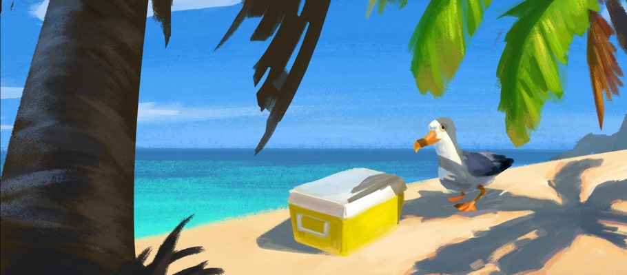Gary the Gull — виртуальный «интерактивный мультфильм» про говорящую чайку Гэри