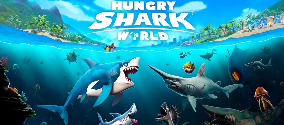 Компания Ubisoft выпустила мобильную игру Hungry Shark World на PS4, XB1 и NS