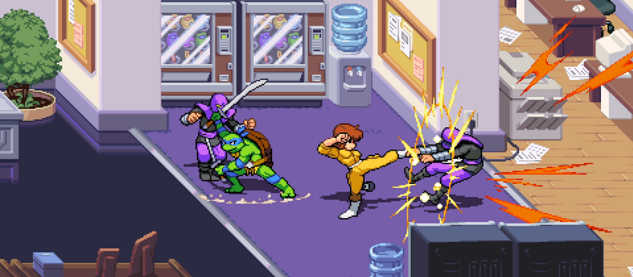 Эйприл О'Нил будет задорно месить врагов в Teenage Mutant Ninja Turtles: Shredder’s Revenge