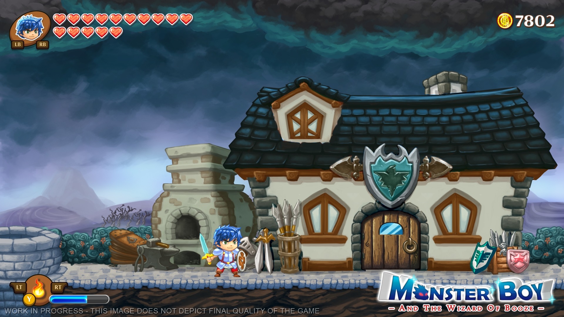 Monster Boy and the Wizard of Booze выйдет на PlayStation 4 и PC PS5 |  Stratege