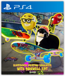 Skateboard Drifting Simulator with Maxwell Cat: The Game